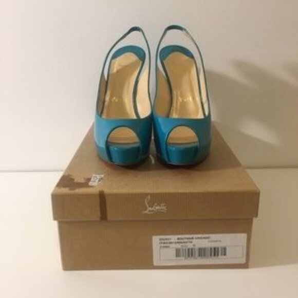 Christian Louboutin Vendome Peep Toe Platform Heel - Picture 9 of 16